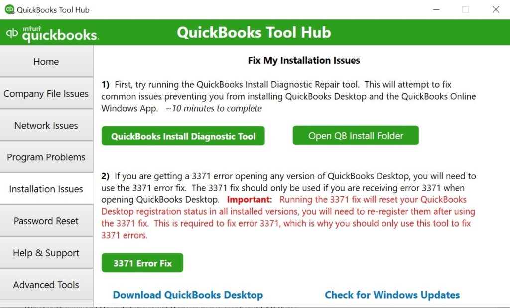 how to check for corrupted files quickbooks